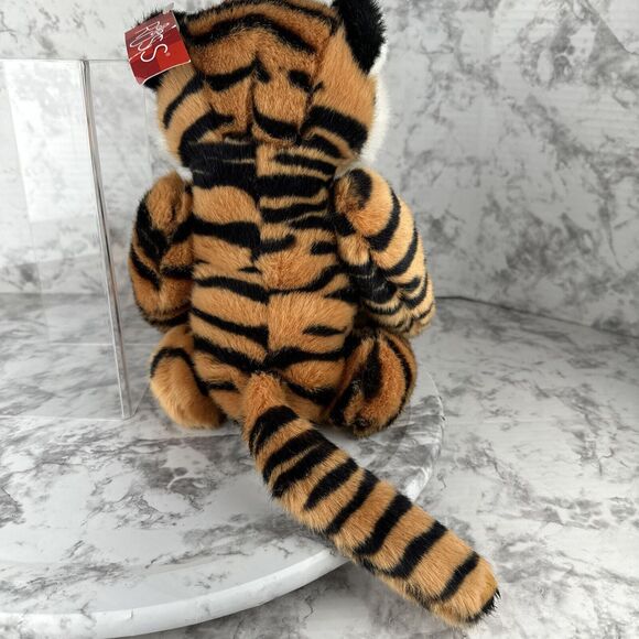 Tickles The Bengal Tiger Russ Berrie 16" Weighted Stuffed Animal Plush Vintage - Picture 5 of 12